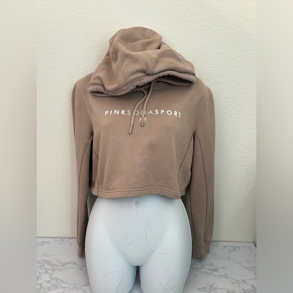 pink soda sport Tops - WOMENS Pink Soda Sport Cropped Pullover Hoodie Sweater Womens S Long Sleeve​​